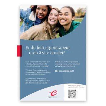 Plakat A4 - Født ergoterapeut?